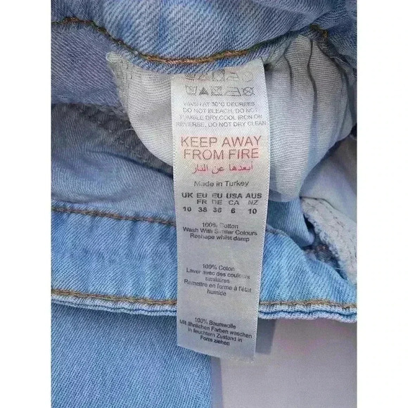 Boohoo Women's Size 6 Wide Leg Jeans - Picture 6 of 10